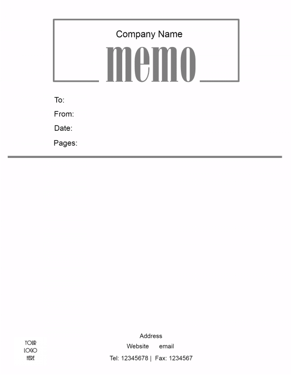 word 2010 memo template